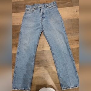 Levis 501 jeans - vintage light wash